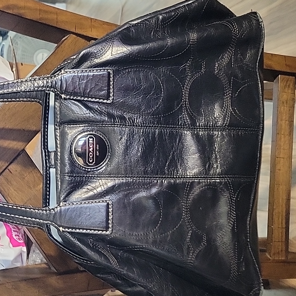Coach Black Purse F15658